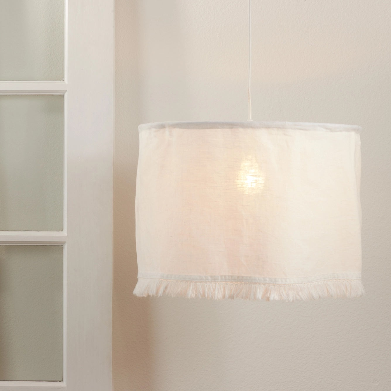 Linen Fabric Pendant Lamp Shade