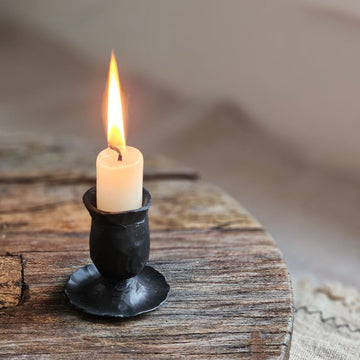 Hand-Forged Taper Candle Holder
