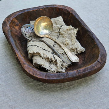 Primitive Wood Dough Bowl