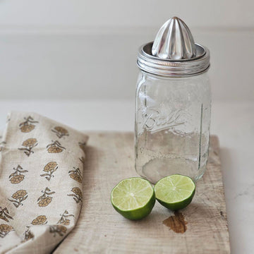 Stainless Steel Juicer Lid for Wide Mouth Jars