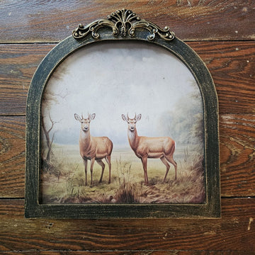 Woodland Bucks Framed Wall Art
