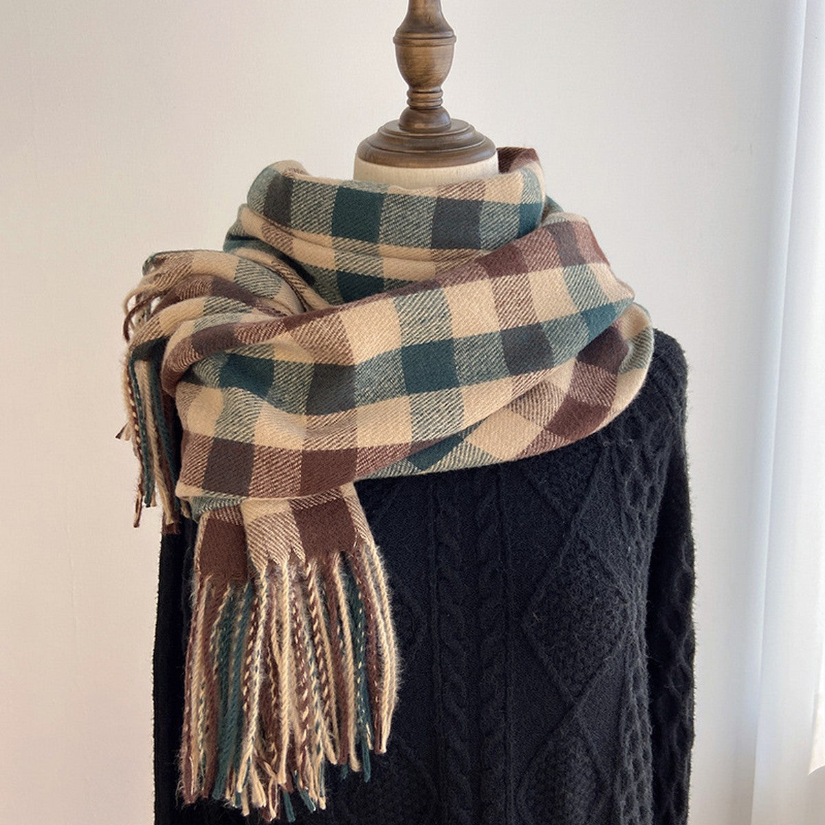 Woodland Plaid Scarf